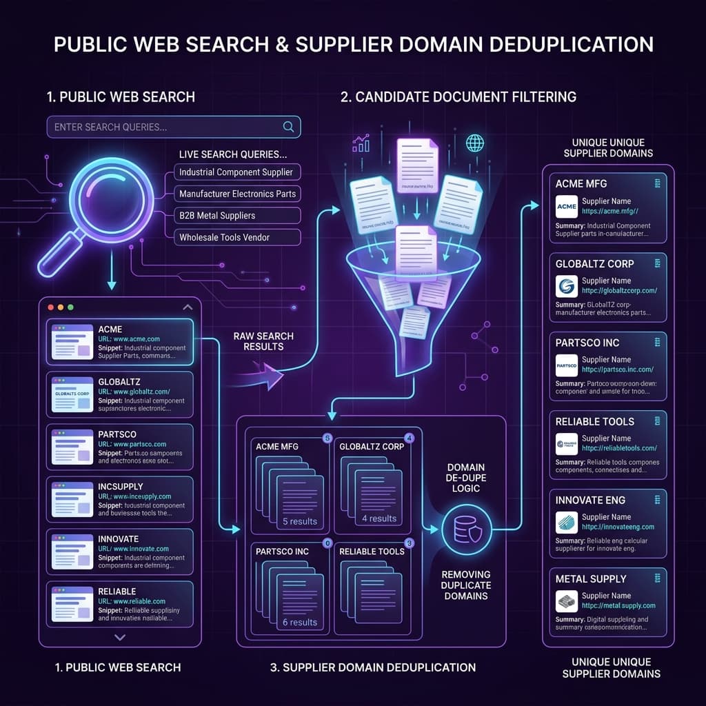 Step 1 Public Web Search & Discovery